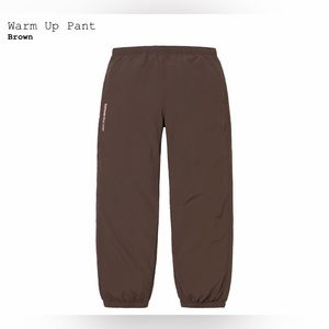 Warm Up Pant Brown Size Large